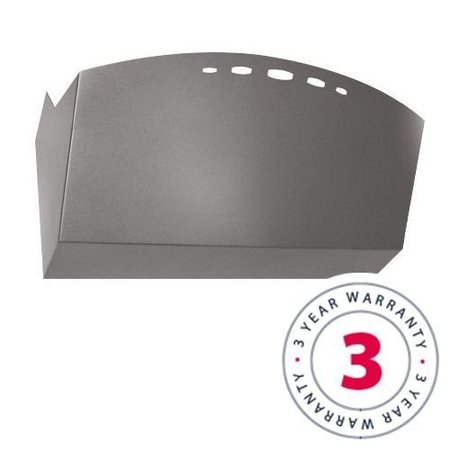 PESTWEST USA LLC PestWest Mantis Uplight Max 36 Wall Sconce 36W Commercial Fly Light - Gray 125-000204